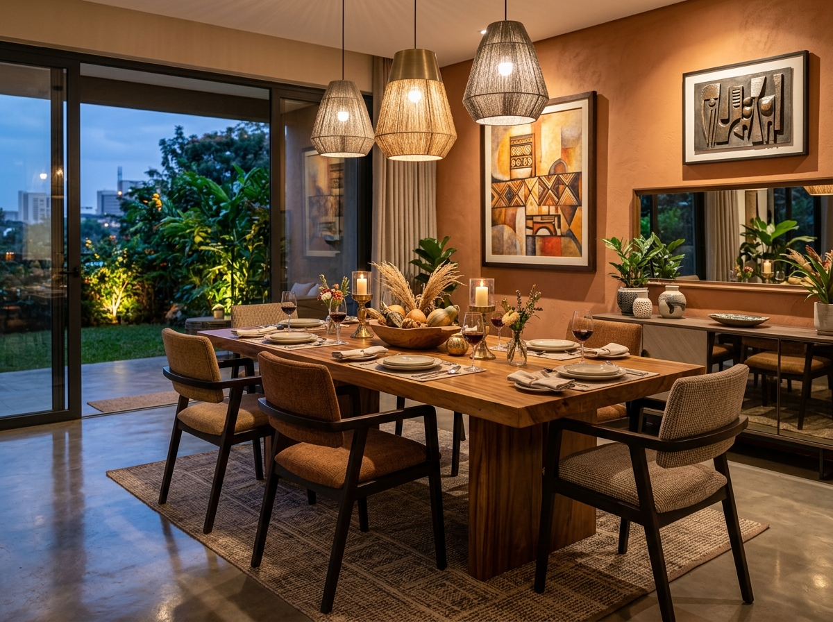 Elegant dining room furnished by PataFurniture