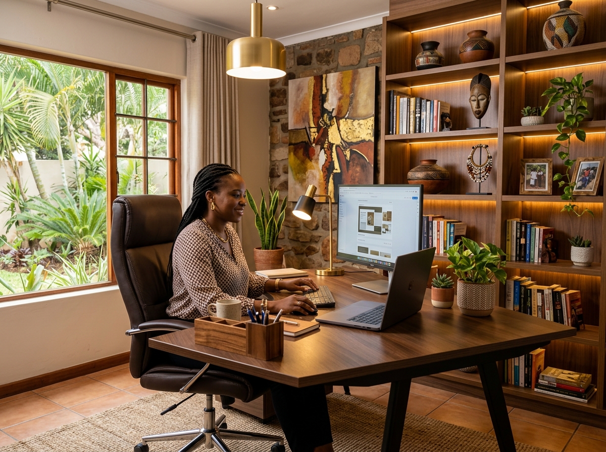 Home office setup
